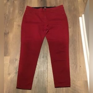Women’s Lularoe Red Skinny Jeans Sz 34